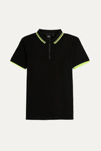 Load image into Gallery viewer, Zipper Collar Polo Shirt