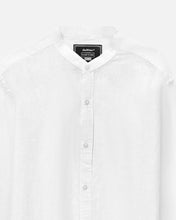 Load image into Gallery viewer, Linen Blend - Band Collar Shirt
