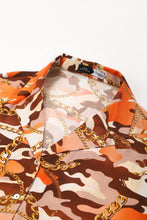 Load image into Gallery viewer, Chain Print Camo Shirt
