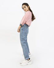 Load image into Gallery viewer, Raglan Tee with Ribbed Neck
